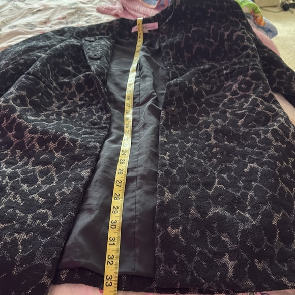 Navy patterned jacket/ blazer - Picture 6 of 6